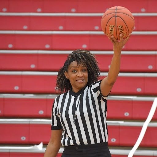 Tameika on the toss. Lady T, one of the best officials in the state of Pennsylvania. 